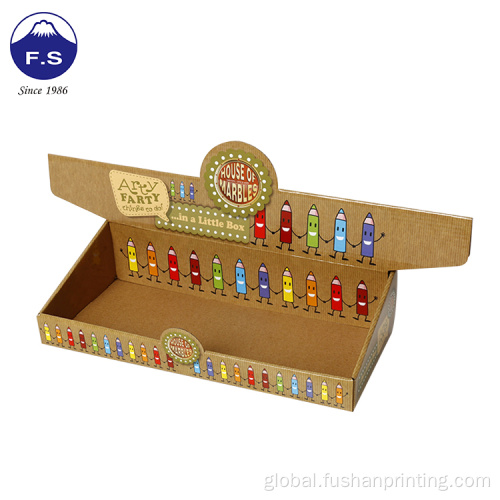 Foil Embossing Package Box Recycled Corrugated Printing Cardboard Paper Display Box Factory